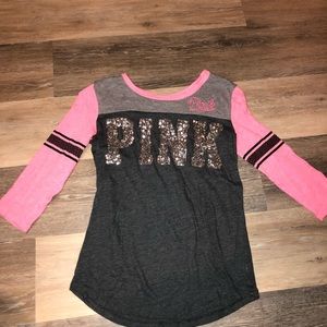 PINK 3/4 sleeve shirt